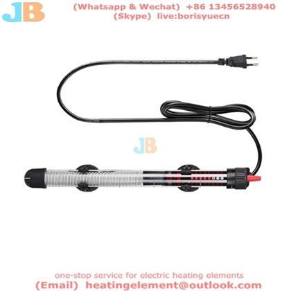 Akvariumo žuvų bako panardinamas stiklo šildytuvas